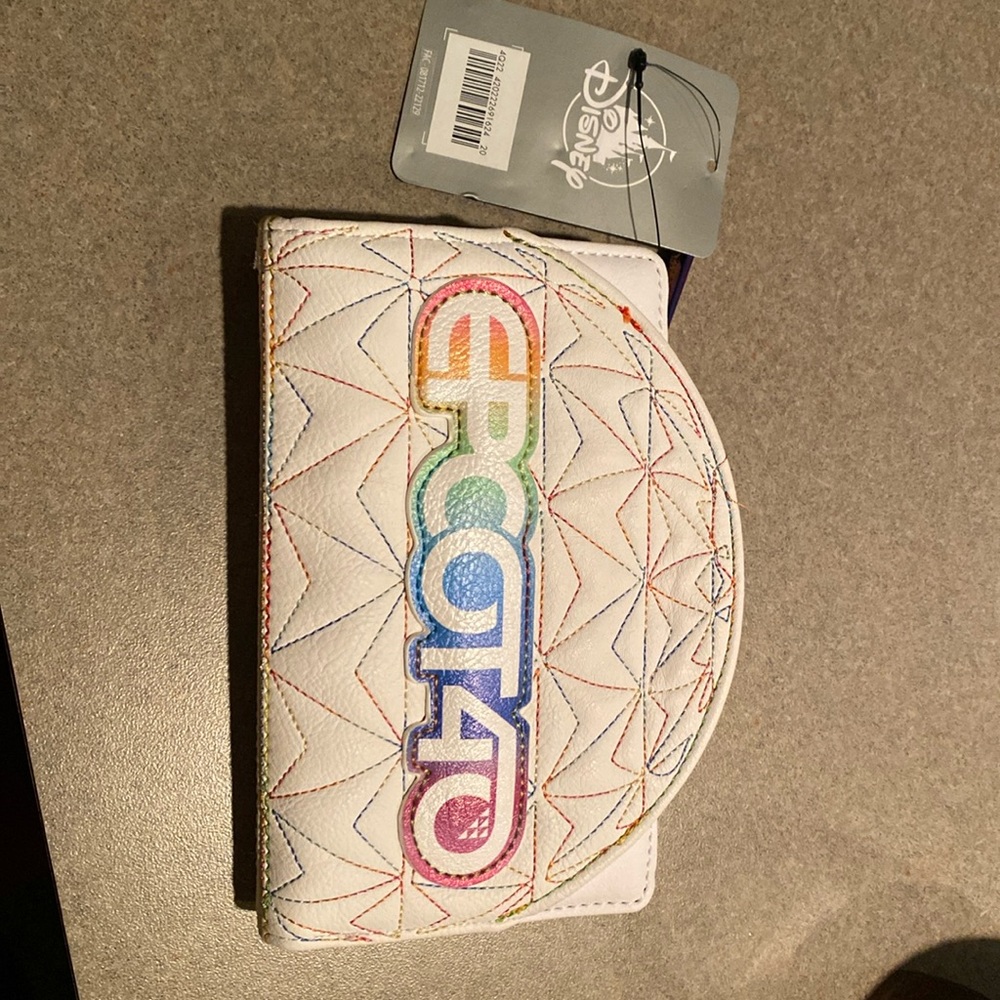Epcot 40th anniversary Loungefly wallet